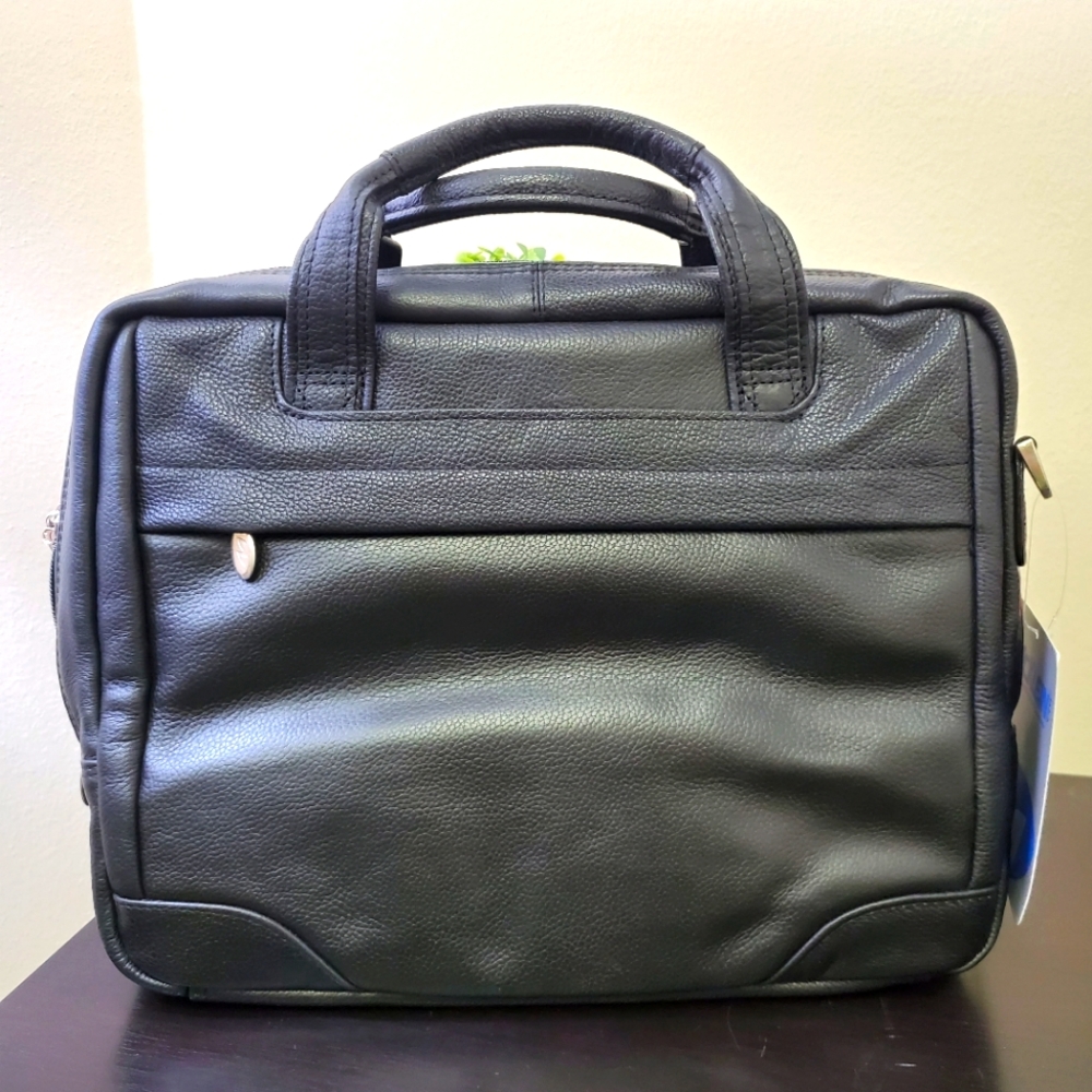 NWT Leather Laptop Bag